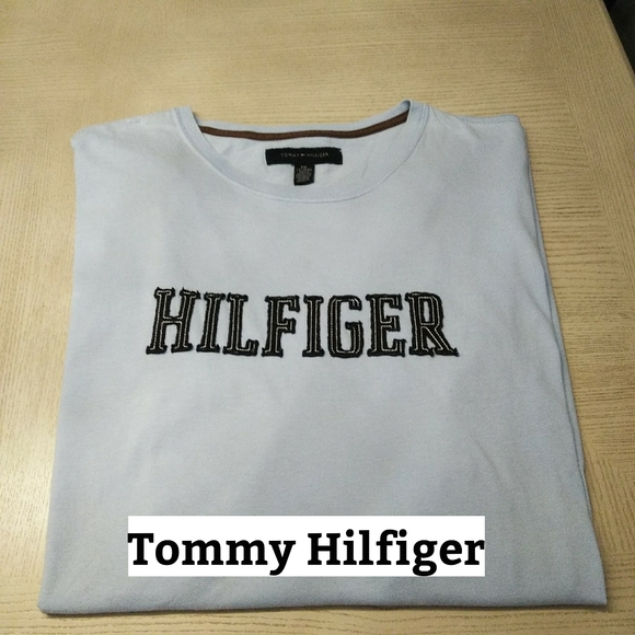 Tommy Hilfiger Other - Tommy Hilfiger Blue Logo Tee Sz XXL